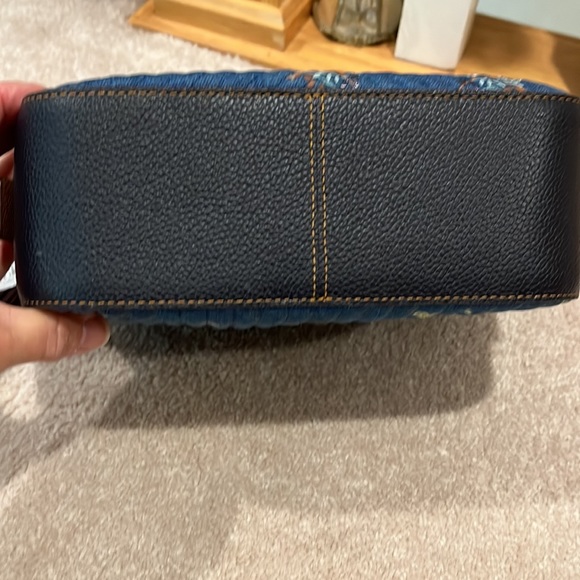 NWT COACH denim and leather camera bag. - Picture 5 of 7